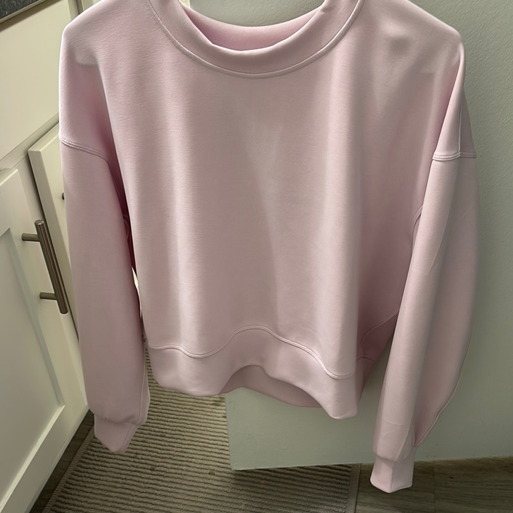 lululemon athletica Light Pink Crewneck Sweatshirt